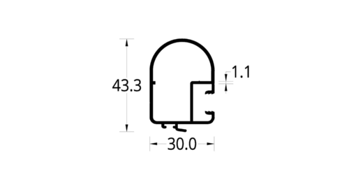 ENGANCHE ASTRAL 1.7/1.8/2.0 (30 X 43.3) mm.