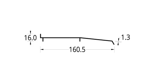 ALFAJIA 16 cm. (160.5 X 16)  mm.