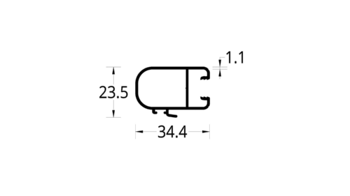 ENGANCHE ASTRAL 1.7/1.8/2.0 (34.4 X 23.5) mm.