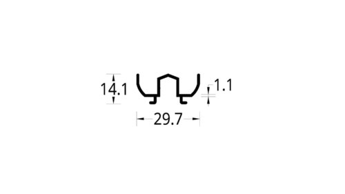 ADAPTADOR COLOSAL 345 (29.7 X 14.1) mm.
