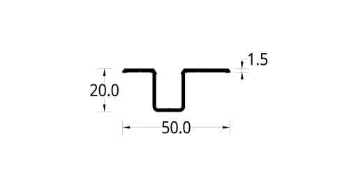 SILLAR DE EMPOTRAR AWA (50 X 20) mm.